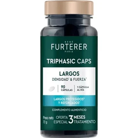 Rene Furterer Triphasic Caps Densidad y Fuerza Cabellos Largos 90 Cápsulas
