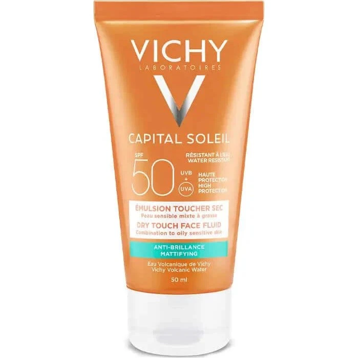 Vichy Capital Soleil Toque Seco SPF 50 Emulsión Matificante 50 ml
