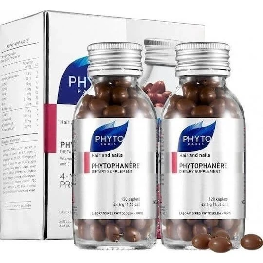 Phyto Phytophanere Complemento Alimenticio Cabello y Uñas 2x120 Cápsulas