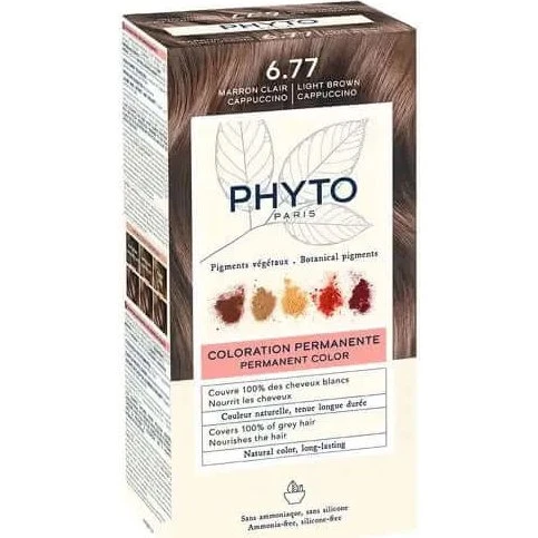 PHYTO Phytocolor 6.77 Tinte Permanente Marrón Claro Cappuccino