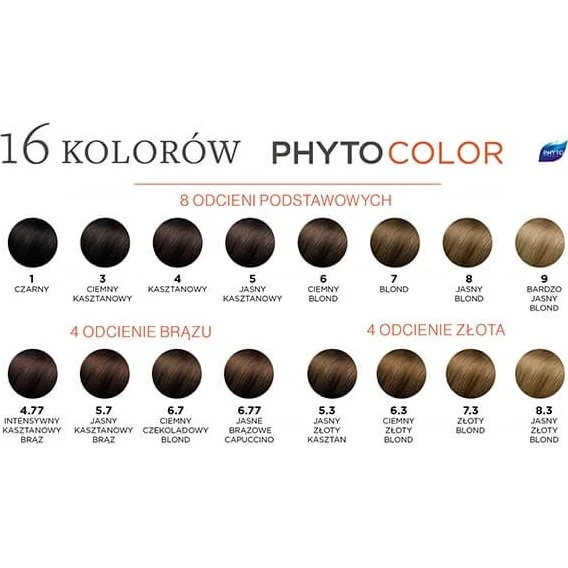 Phyto Color Tinte para el Cabello Negro, 50 ml