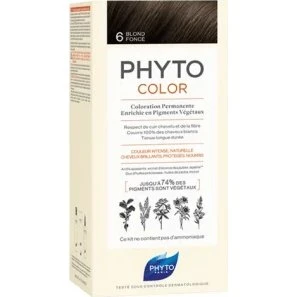 Phyto Color 6 Rubio Oscuro - Tinte de Coloración Permanente