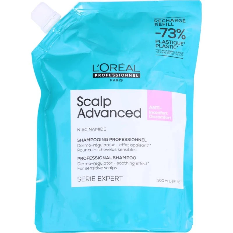 L'Oréal Scalp Advanced Shampoo Refill 500 ml