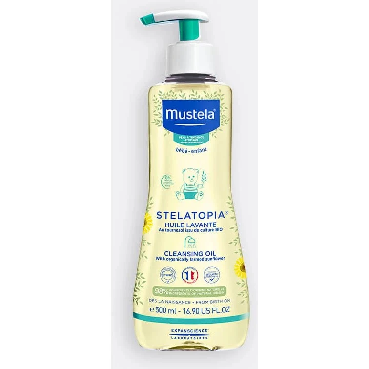 Mustela Stelatopia Aceite Limpiador para Piel Atópica 500ml