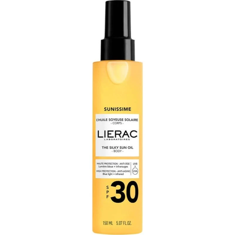 Lierac Sunissime Aceite Solar Sedoso SPF30 Cuerpo 150 ml