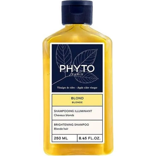 Phyto Blonde Champú Iluminador para Cabellos Rubios, 250 ml