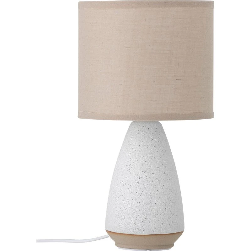 Bloomingville Lámpara Paprica Blanca/Beige Ø15x27,5cm