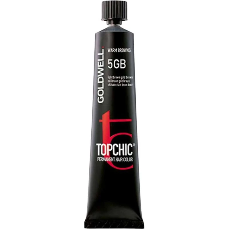 Goldwell Topchic Tinte Permanente 5GB Castaño Claro Dorado 60 ml