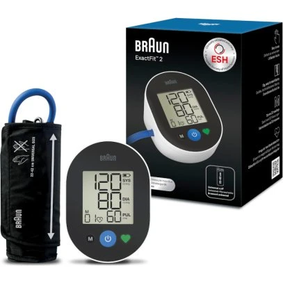 Braun ExactFit 2 - Tensiómetro de brazo