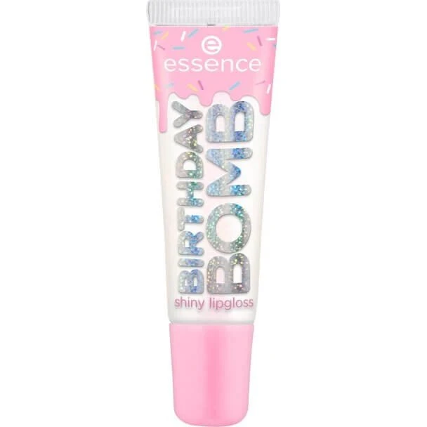 Essence Brillo de Labios Birthday Bomb 01 Cake My Day, 10 ml