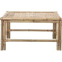 Bloomingville Mesa de Centro Sole Bambú Natural 90x50 cm