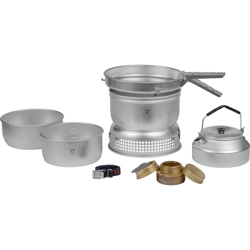 Trangia 25-2 UL Set Cocina de 4 Piezas con Quemador de Alcohol