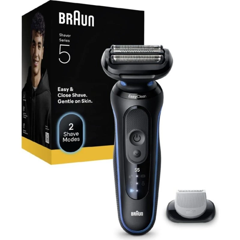 Braun Serie 5 52-N1200S Afeitadora Eléctrica Negra, 50 min