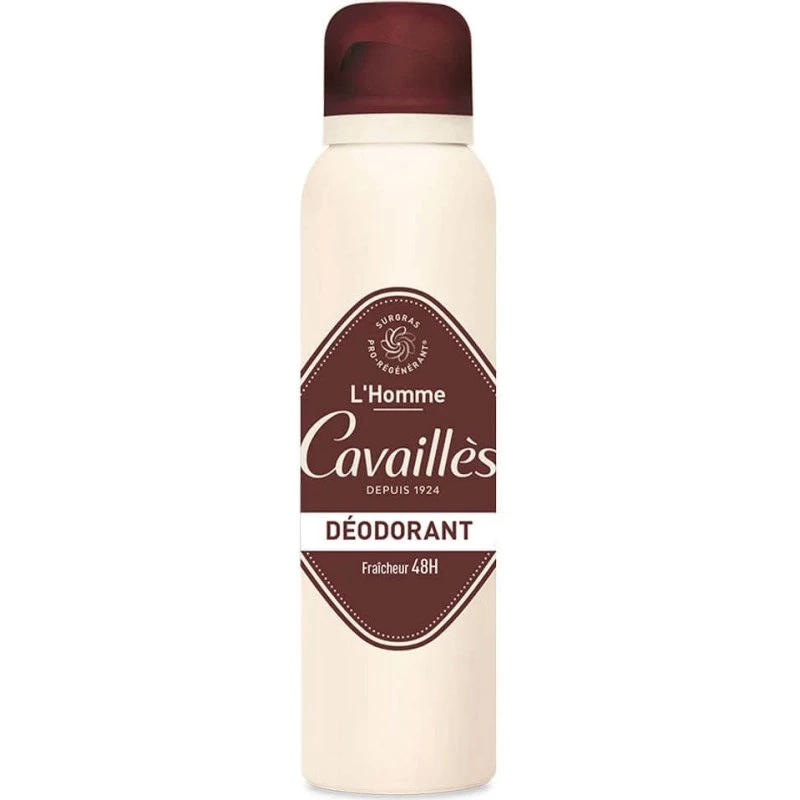 Cavaillès Dermato Desodorante Spray 48H para Hombre 150 ml