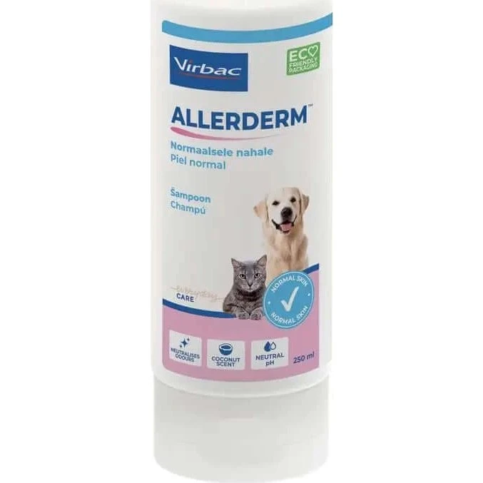 Virbac Allerderm Champú Piel Normal para Perros y Gatos 250 ml