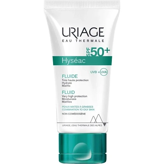 Uriage Hyseac Fluido Protector Solar SPF 50+, 50 ml