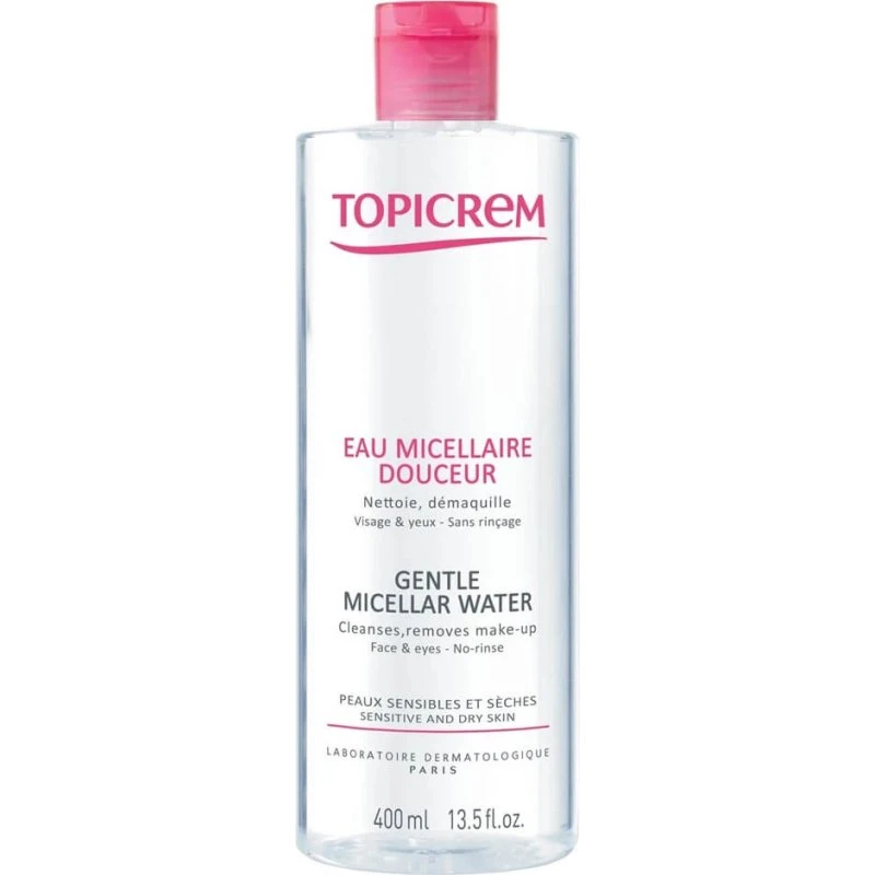 Topicrem Agua Micelar Suave Hydra+ para Pieles Sensibles 400ml