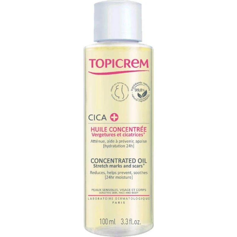 Topicrem Cica Aceite Concentrado para Estrías y Cicatrices 100ml