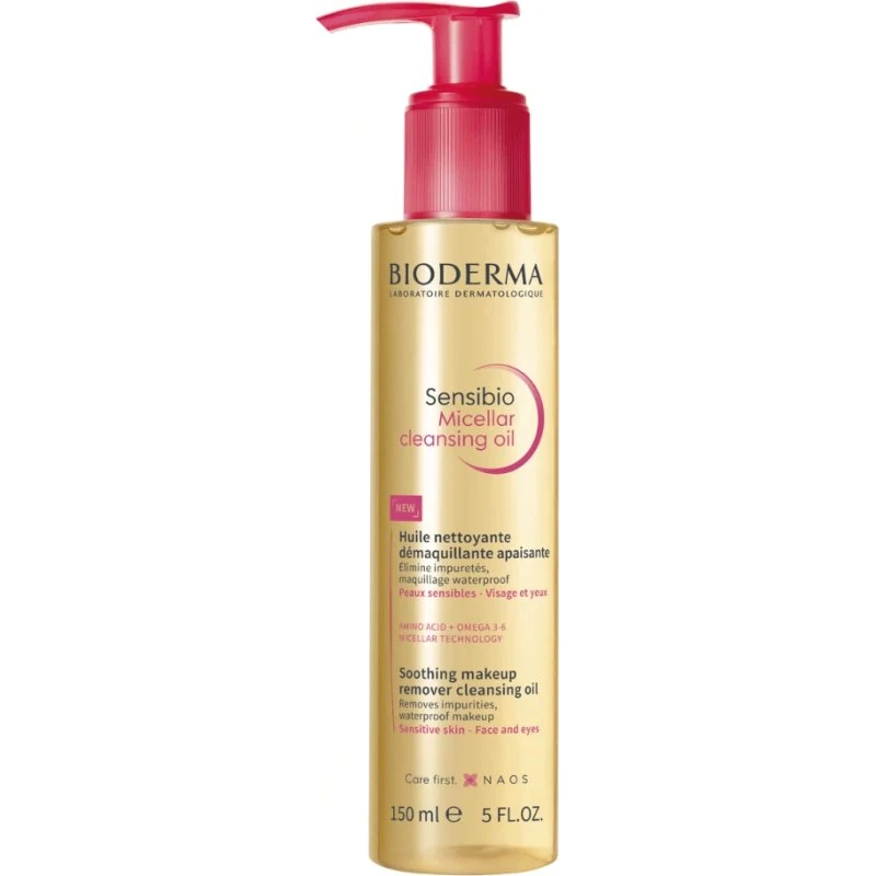 Bioderma Sensibio Aceite Micelar Limpiador, 150 ml