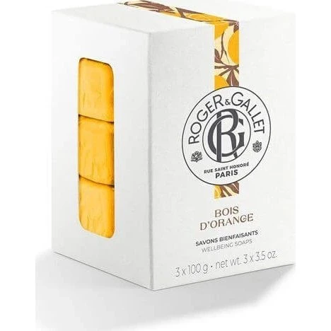 Roger & Gallet Jabón de Manos y Cuerpo Bois D'Orange 3x100g