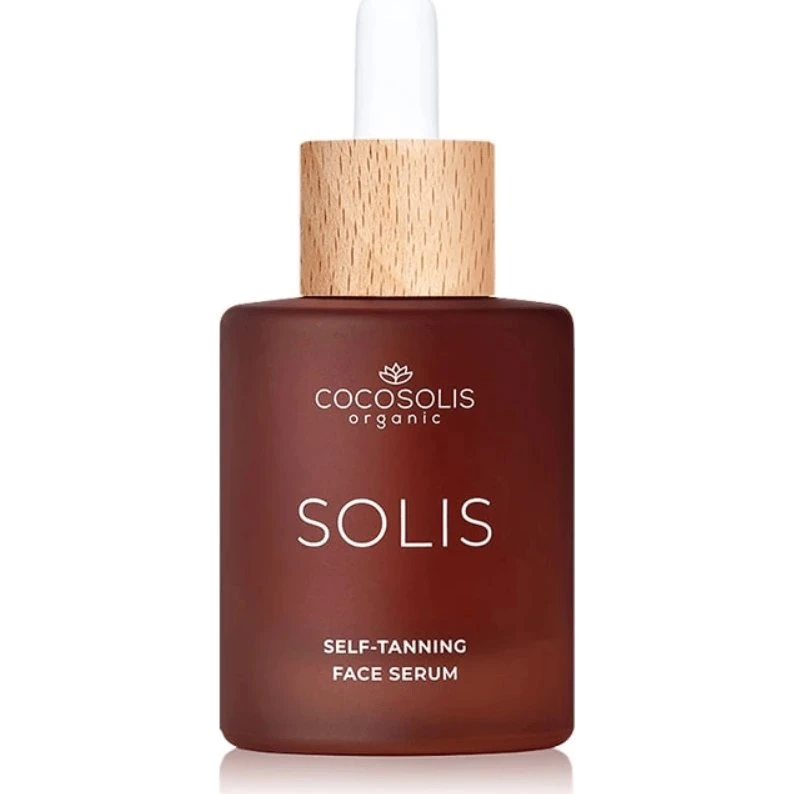 Cocosolis Serum Facial Autobronceador con Ácido Hialurónico, 50 ml