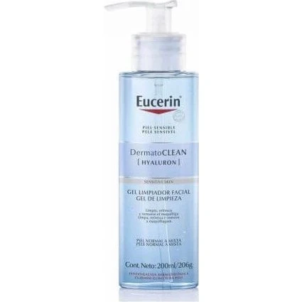 Eucerin DermatoClean Gel Limpiador Facial, 200 ml