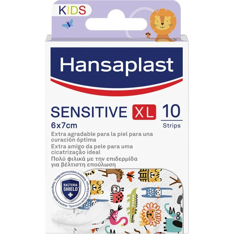 Hansaplast Sensitive XL Kids 10 Unidades