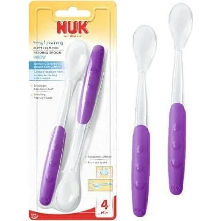 NUK Easy Learning Cuchara Blanda 2 Unidades