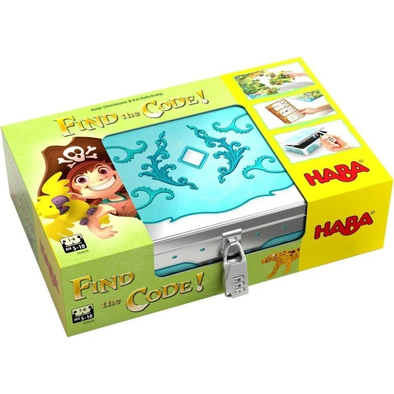 Haba Find the Code! Isla Pirata - Juego de Mesa para Niños