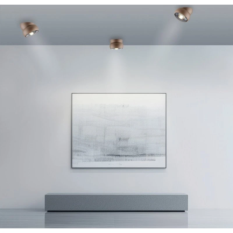Downlight LED PURE Move Ø 12 cm - Bronce - Orientable