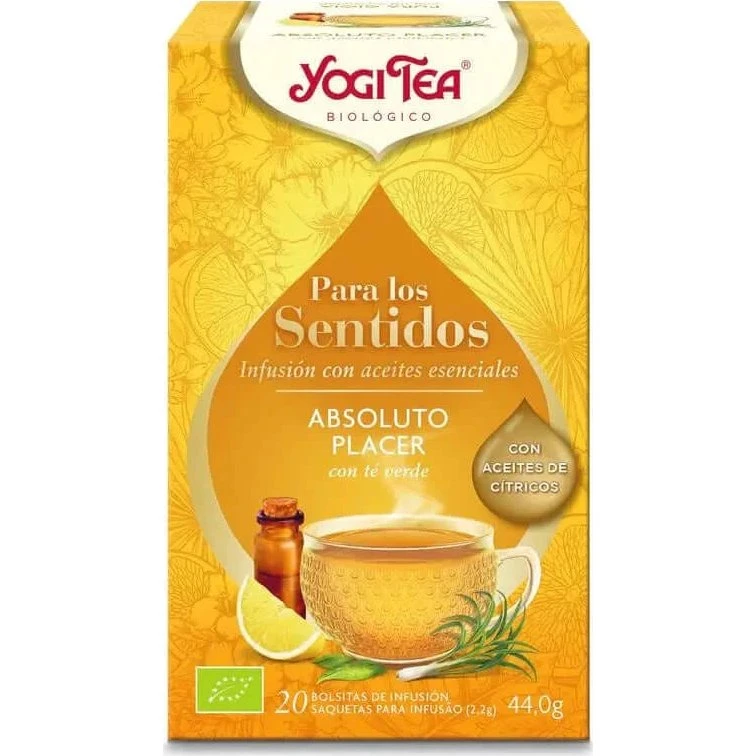 Yogi Tea Absoluto Placer Infusión Ecológica 20 Bolsitas
