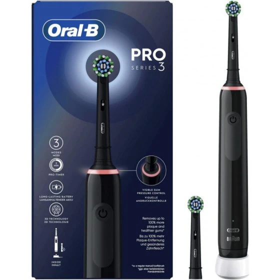 Oral-B Pro 3 3000 Sensor de Presión Negro