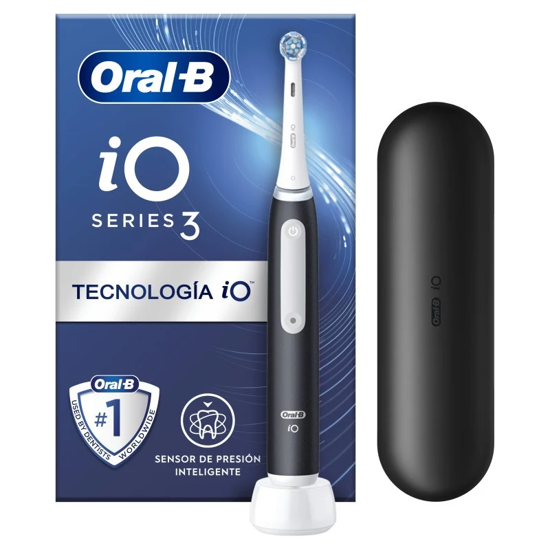 Oral-B iO 3 Negro con Cabezal y Estuche
