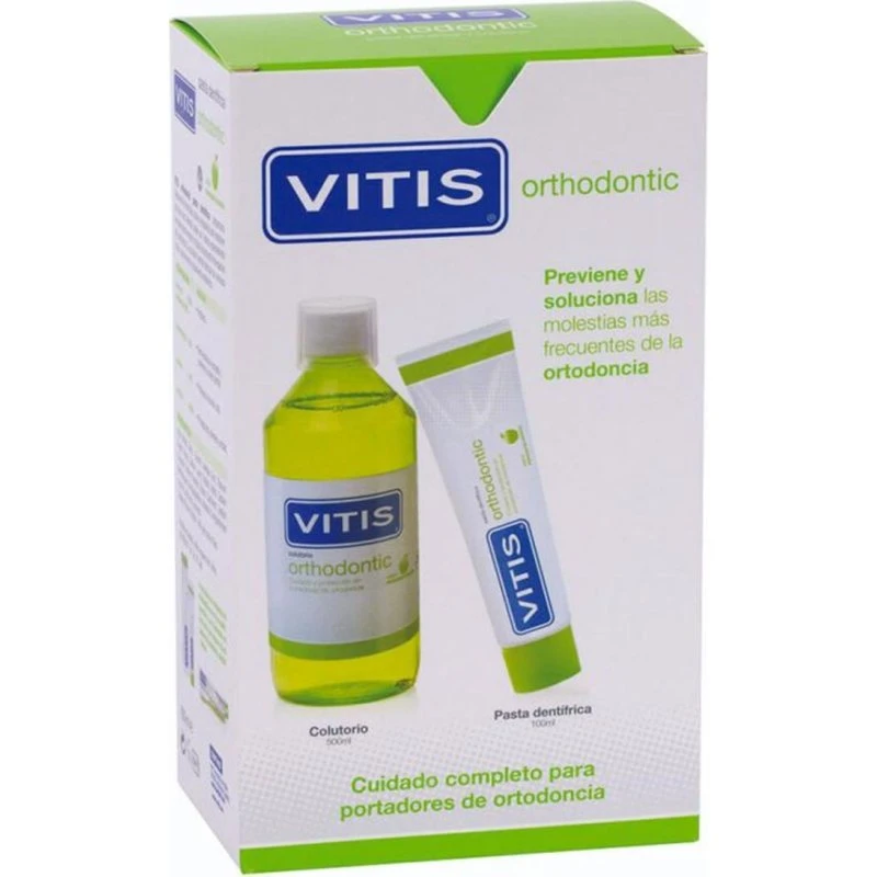Vitis Orthodontic Pack 100ml Pasta + 500ml Colutorio