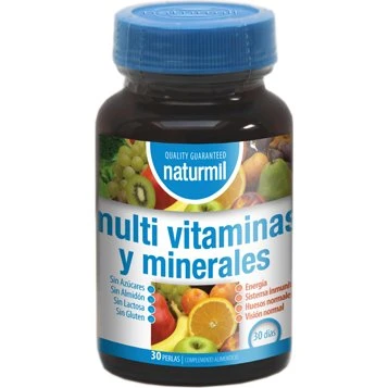 Naturmil Multivitaminas & Minerales 30 Perlas