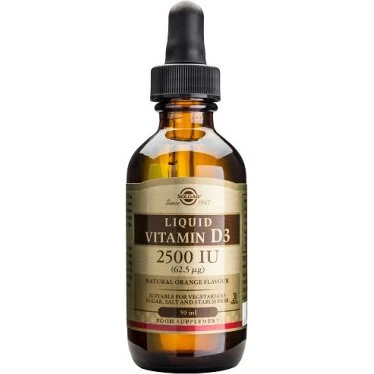 Solgar Vitamina D3 Líquida 2500 UI 59 ml