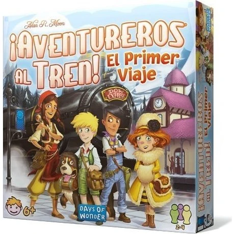 Asmodee Aventureros al Tren: El Primer Viaje - Juego de Mesa
