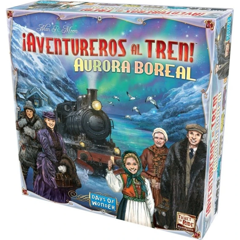 Aventureros al tren: Aurora Boreal - Juego de mesa Asmodee