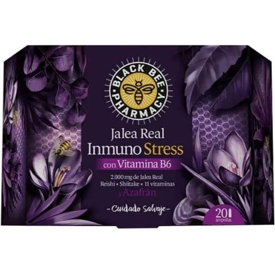 Black Bee Inmuno Stress Vitamina B6 20 Ampollas