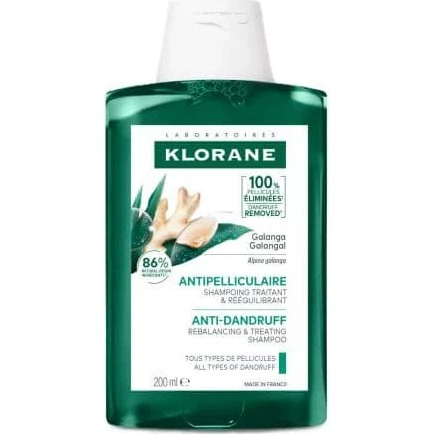 Klorane Champú Anticaspa con Galanga 200 ml