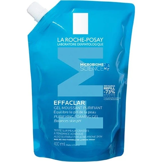 La Roche Posay Effaclar Gel + M en Espuma Recarga 400 ml