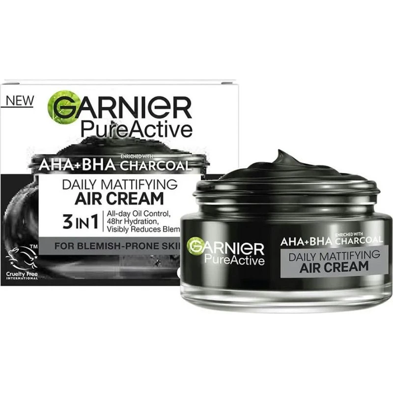 Garnier Air Cream AHA+BHA Carbón 50 ml
