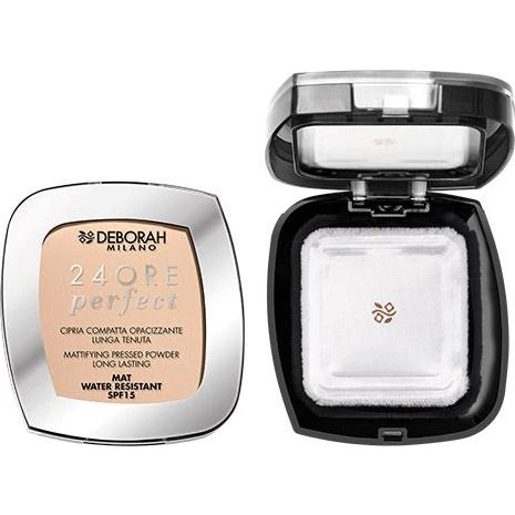 Deborah Polvos Compactos 24Ore Perfect N.º 02 Light Rose SPF15