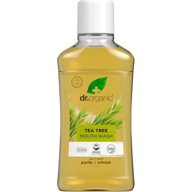 Dr. Organic Enjuague Bucal Árbol de Té 500 ml