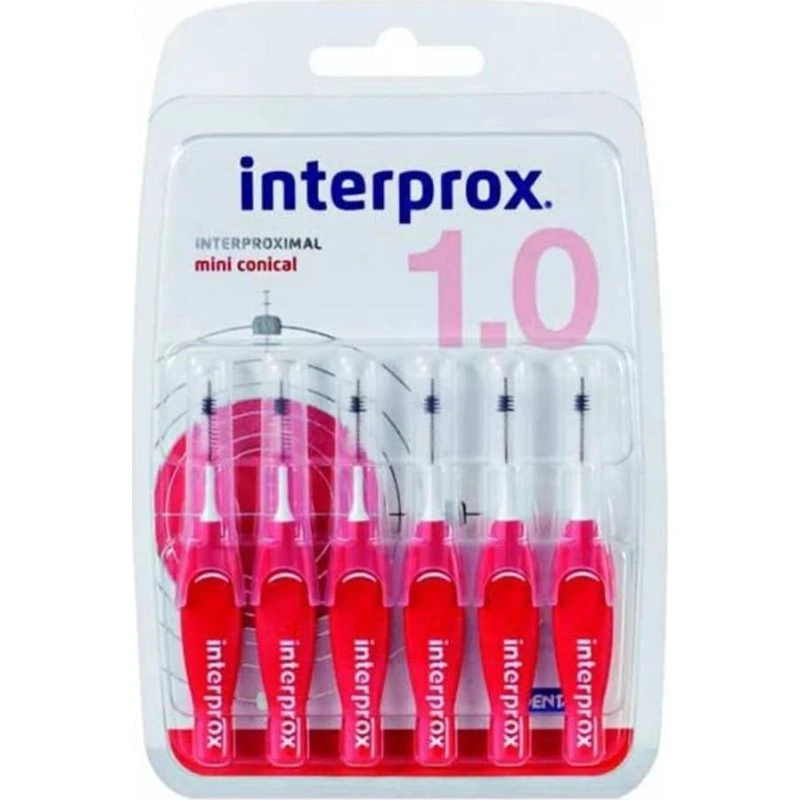 Interprox Mini Cónico Rojo 6 uds