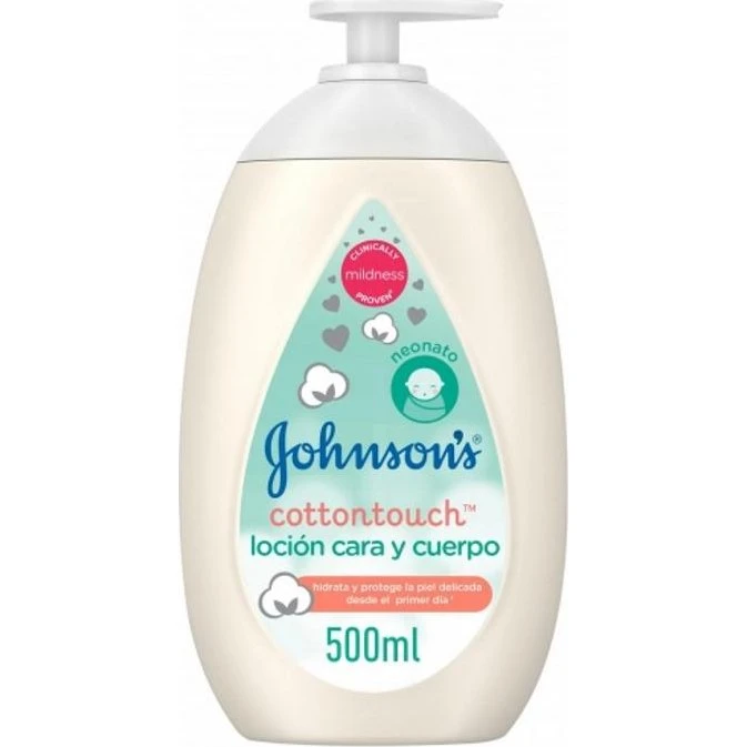 Johnson's CottonTouch Loción Cara y Cuerpo 500ml