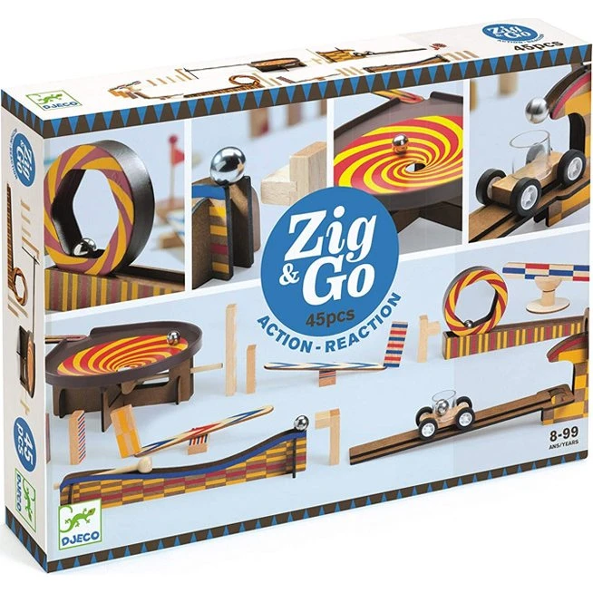 Djeco Zig & Go Wroom 45 Piezas