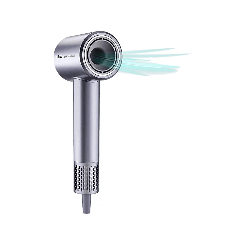 Secador Ufesa BLDC Ion-Plasma Luxe 1600W 110.000 rpm Plata
