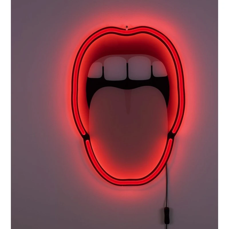 Seletti Blow Tongue LED Aplique de Pared - Diseño Studio Job