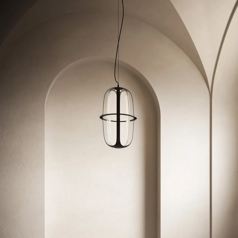 kdln Lámpara Colgante LED Kooi Negro Ø 30 cm